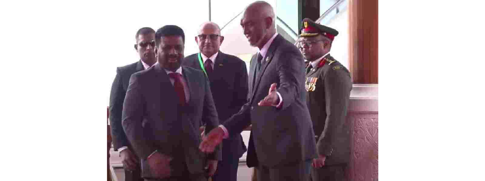 ஜனாதிபதி அனுரவிற்கு மாலைதீவில் அமோக வரவேற்பு